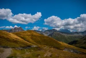 A unique landscape above La Fouly