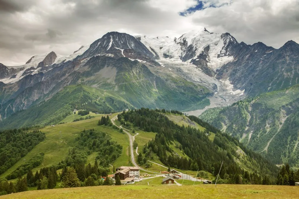 Col du Voza and the Bellevue