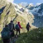 Senderismo hacia Rifugio Walter Bonatti