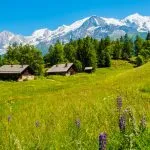 Vista del Mont Blanc desde Charousse Les Houches