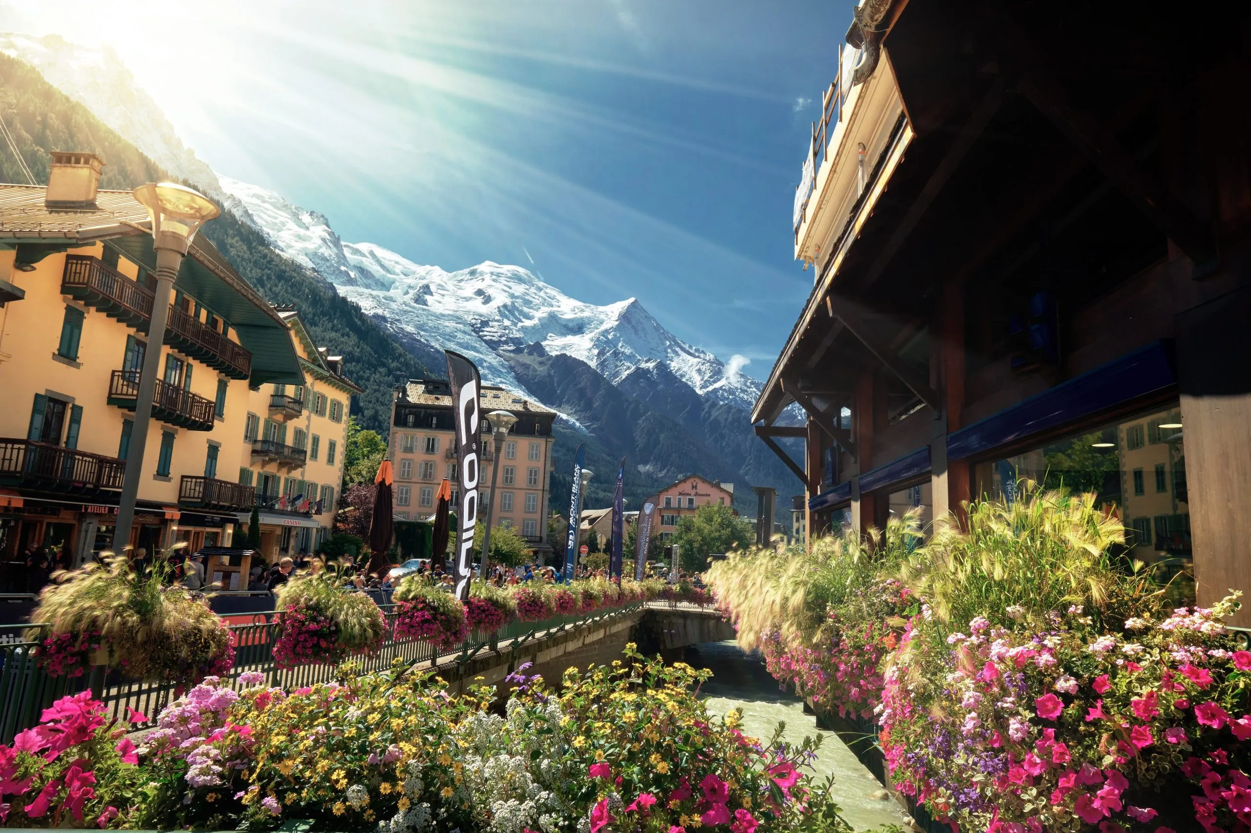 alpine town of chamonix