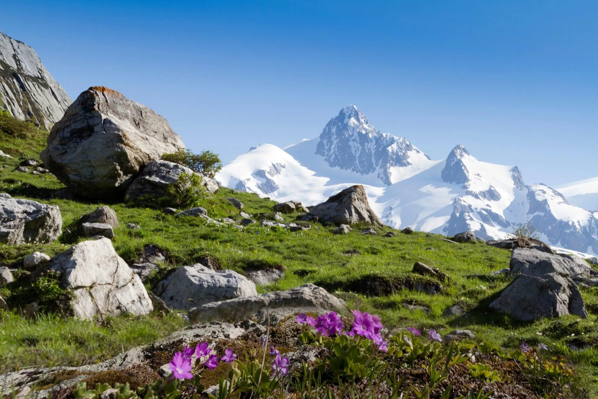 Les chapieux -aiguilles des glaciers (Jäätiköiden vuoret)
