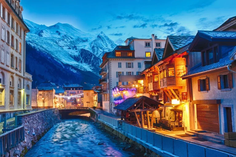 Chamonix nocturne escaladé