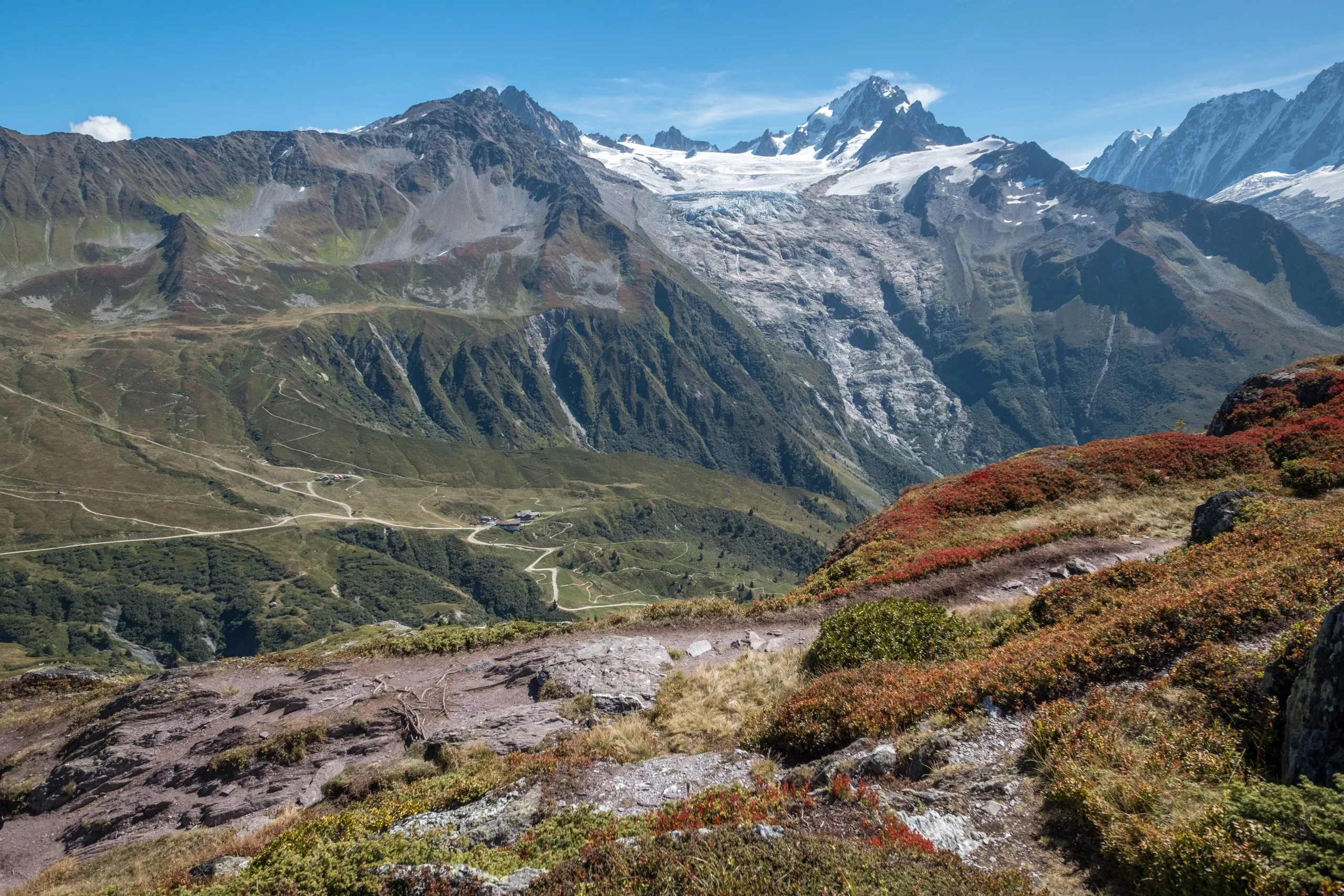 winding paths through the alps